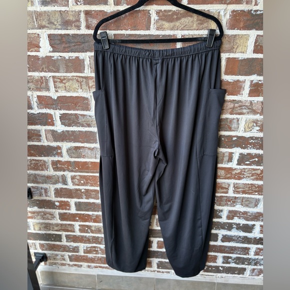 Halara Elastic Waistband Drawstring Pocket Palazzo Flowy Wide Leg Pants XL NWT - Picture 4 of 16